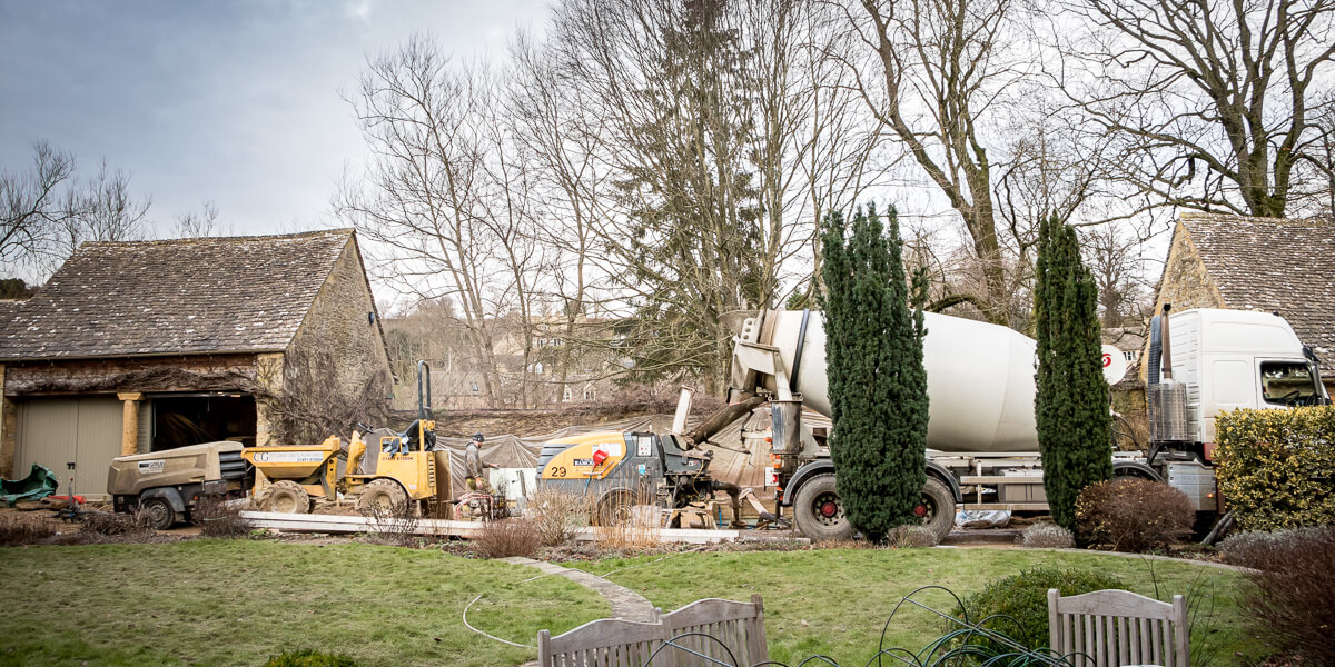 Pool Shell Takes Shape banner