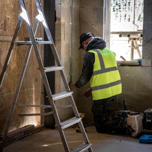 Clarke Construction Group team on site at Elmstead House