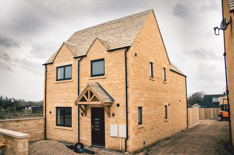 Bespoke porches made in house by our Joinery company creating an inviting entrance